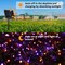 2 Pack Orange Purple Halloween Solar String Lights Total 144 FT 400 LED 8 Modes Waterproof (Orange Purple)